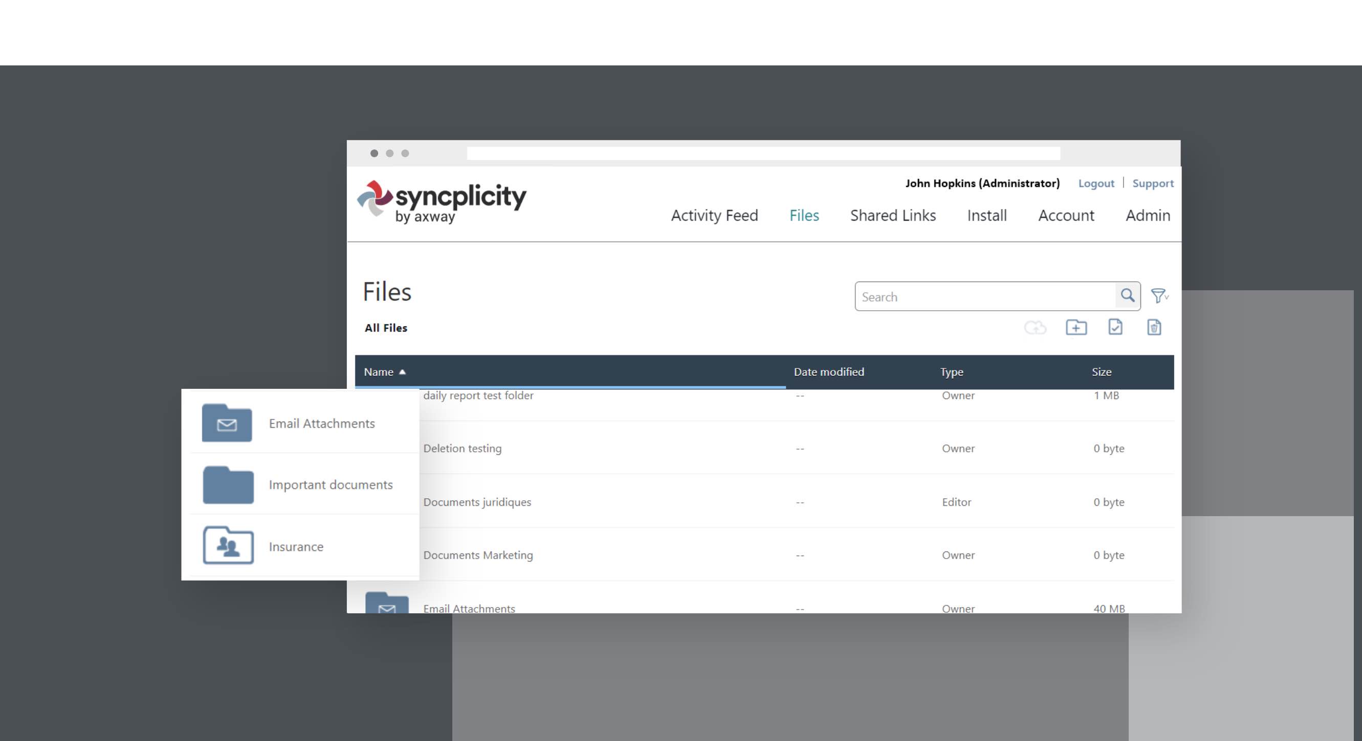 Try Axway Syncplicity for free